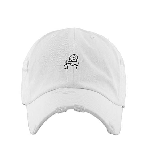 Coughing Guy Vintage Baseball Cap Embroidered Cotton Adjustable Distressed Dad Hat