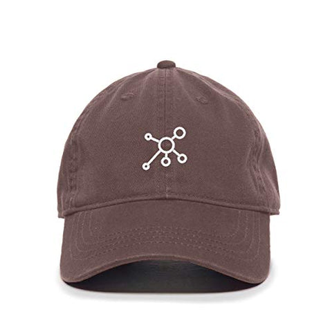 Molecule Baseball Cap Embroidered Cotton Adjustable Dad Hat