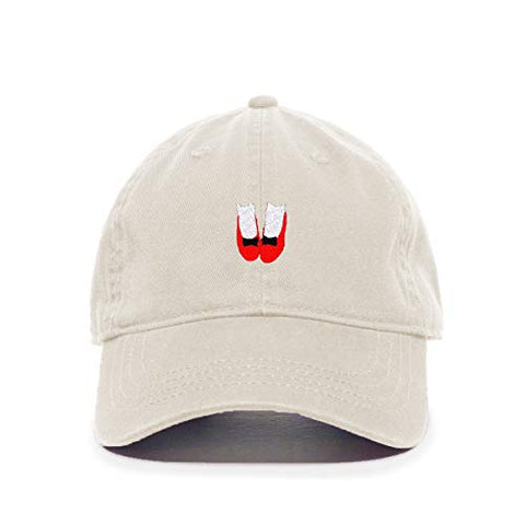 Lady Shoes Baseball Cap Embroidered Cotton Adjustable Dad Hat