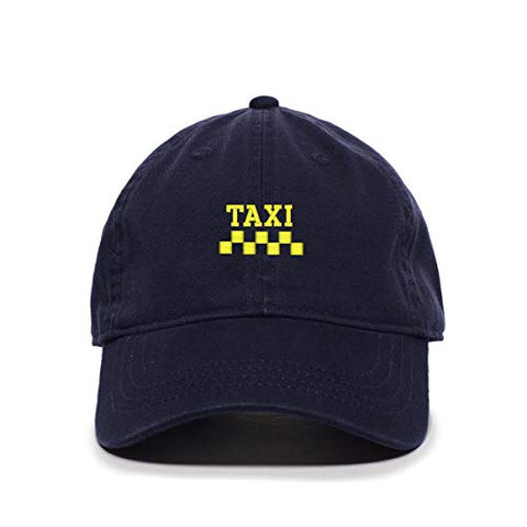 Taxi Baseball Cap Embroidered Cotton Adjustable Dad Hat