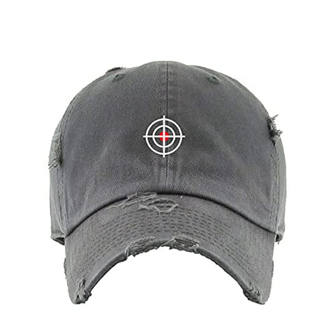 Target Sign Vintage Baseball Cap Embroidered Cotton Adjustable Distressed Dad Hat