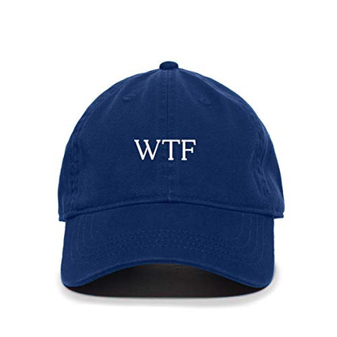 WTF What The Fuck Baseball Cap Embroidered Cotton Adjustable Dad Hat