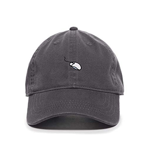 Computer Mouse Baseball Cap Embroidered Cotton Adjustable Dad Hat