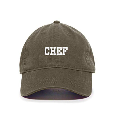 Chef Baseball Cap Embroidered Cotton Adjustable Dad Hat