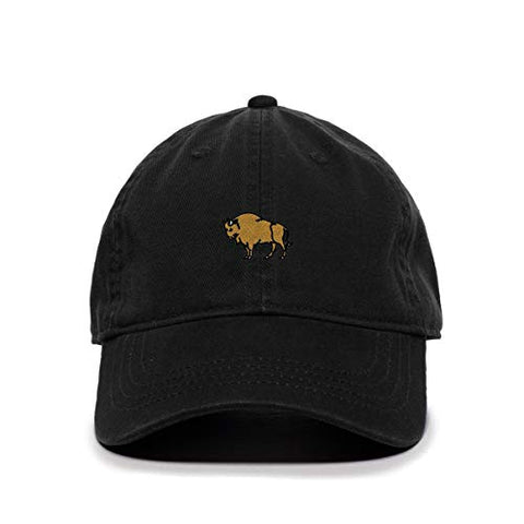 Wild Buffalo Baseball Cap Embroidered Cotton Adjustable Dad Hat