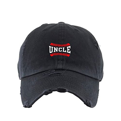 Baseball Uncle Vintage Baseball Cap Embroidered Cotton Adjustable Distressed Dad Hat