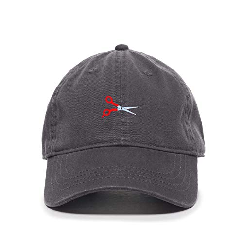 Scissor Baseball Cap Embroidered Cotton Adjustable Dad Hat