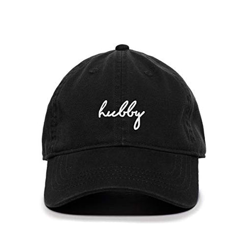 Hubby Baseball Cap Embroidered Cotton Adjustable Dad Hat