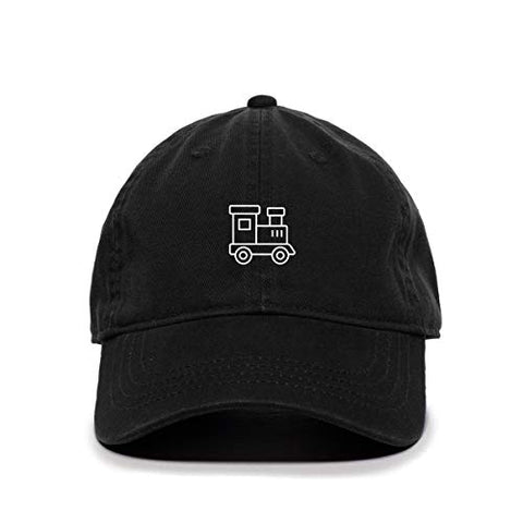 Locomotive Baseball Cap Embroidered Cotton Adjustable Dad Hat