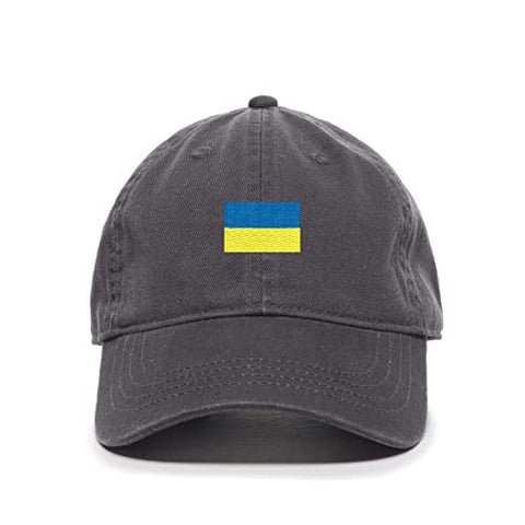 Ukraine Flag Baseball Cap Embroidered Cotton Adjustable Dad Hat