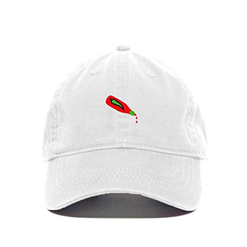 Hot Sauce Bottle Baseball Cap Embroidered Cotton Adjustable Dad Hat