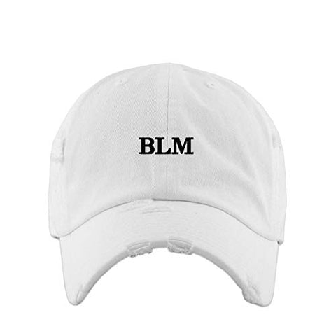 BLM Black Lives Matter Vintage Baseball Cap Embroidered Cotton Adjustable Distressed Dad Hat