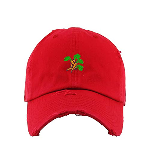 Carrots Vintage Baseball Cap Embroidered Cotton Adjustable Distressed Dad Hat