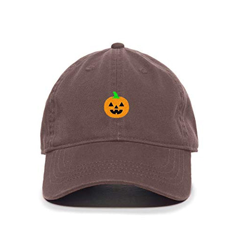 Halloween Pumpkin Baseball Cap Embroidered Cotton Adjustable Dad Hat