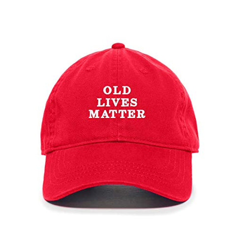 Old Lives Matter Baseball Cap Embroidered Cotton Adjustable Dad Hat