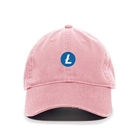 Litecoin Cryptocurrency Baseball Cap Embroidered Cotton Adjustable Dad Hat