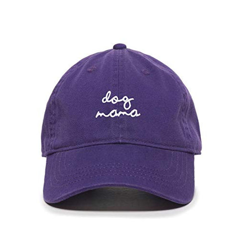 Dog Mama Baseball Cap Embroidered Cotton Adjustable Dad Hat