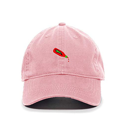 Hot Sauce Bottle Baseball Cap Embroidered Cotton Adjustable Dad Hat