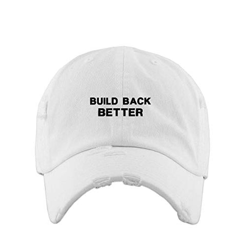 Build Back Better Joe Biden Election 2020 Vintage Baseball Cap Embroidered Cotton Adjustable Distressed Dad Hat