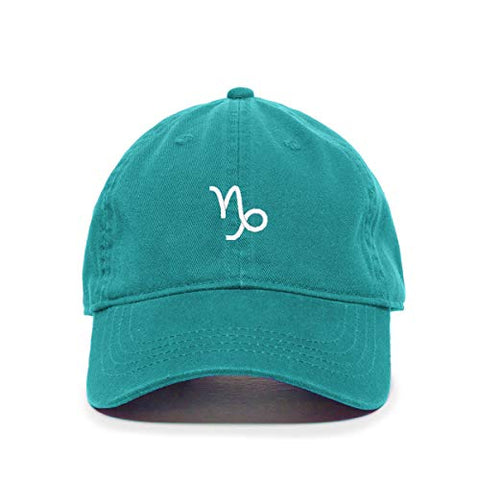 Capricorn Zodiac Sign Baseball Cap Embroidered Cotton Adjustable Dad Hat