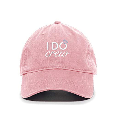 I Do Crew Baseball Cap Embroidered Cotton Adjustable Dad Hat