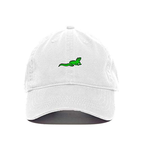 Iguana Baseball Cap Embroidered Cotton Adjustable Dad Hat