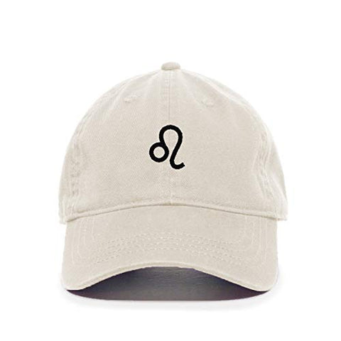 Leo Zodiac Sign Baseball Cap Embroidered Cotton Adjustable Dad Hat