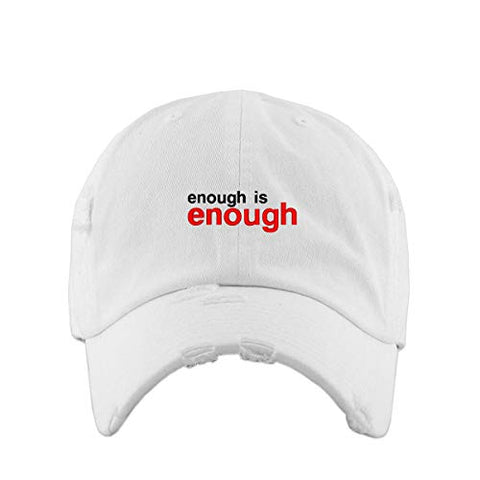 BLM Enough is Enough Vintage Baseball Cap Embroidered Cotton Adjustable Distressed Dad Hat