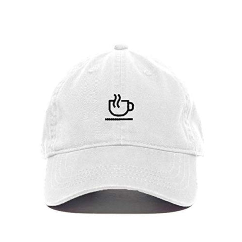 Cup of Coffee Baseball Cap Embroidered Cotton Adjustable Dad Hat