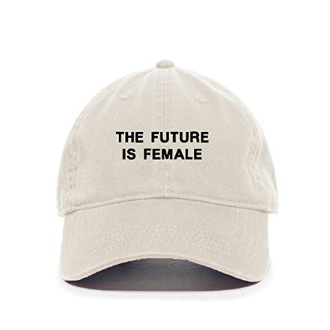 The Future is Female Baseball Cap Embroidered Cotton Adjustable Dad Hat