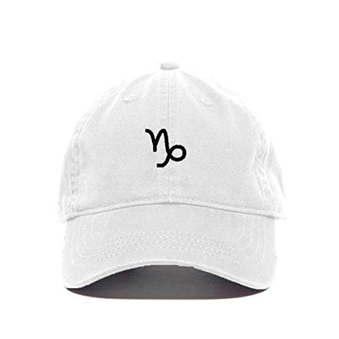 Capricorn Zodiac Sign Baseball Cap Embroidered Cotton Adjustable Dad Hat