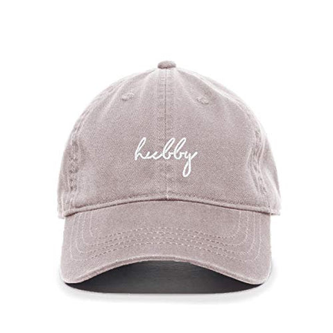 Hubby Baseball Cap Embroidered Cotton Adjustable Dad Hat