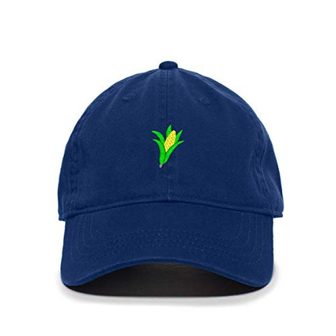 Corn Baseball Cap Embroidered Cotton Adjustable Dad Hat