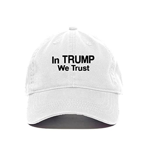 in Trump We Trust Baseball Cap Embroidered Cotton Adjustable Dad Hat