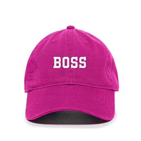 Boss Baseball Cap Embroidered Cotton Adjustable Dad Hat