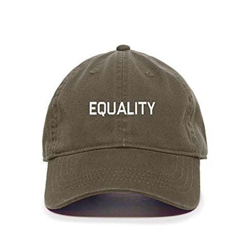 Equality Baseball Cap Embroidered Cotton Adjustable Dad Hat