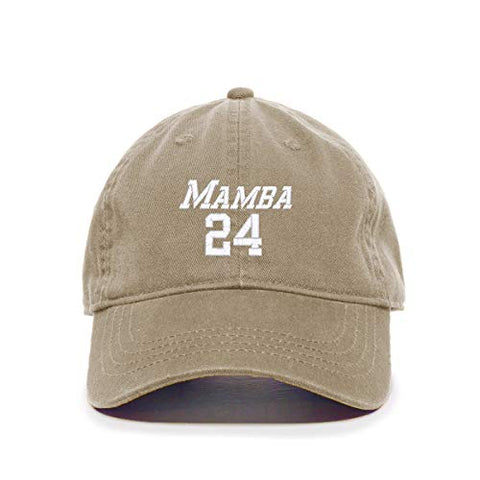 Mamba 24 Kobe Baseball Cap Embroidered Cotton Adjustable Dad Hat