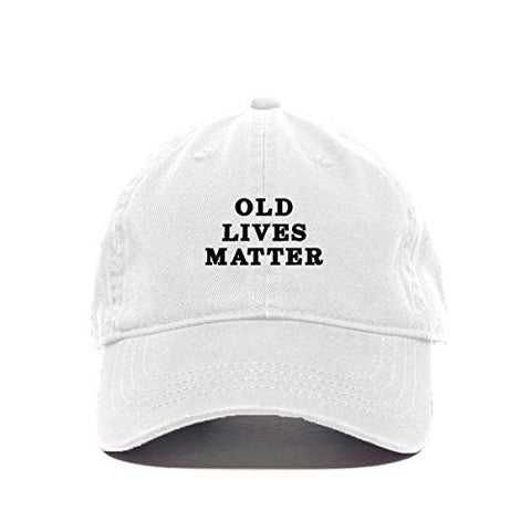 Old Lives Matter Baseball Cap Embroidered Cotton Adjustable Dad Hat