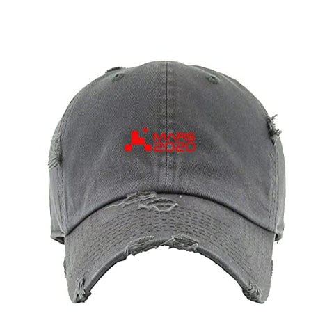 Mars 2020 Rover Vintage Baseball Cap Embroidered Cotton Adjustable Distressed Dad Hat