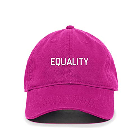 Equality Baseball Cap Embroidered Cotton Adjustable Dad Hat