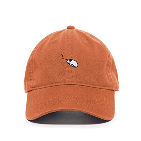 Computer Mouse Baseball Cap Embroidered Cotton Adjustable Dad Hat