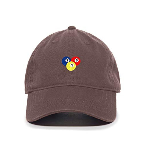 Billiard Balls Baseball Cap Embroidered Cotton Adjustable Dad Hat