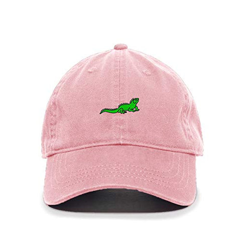 Iguana Baseball Cap Embroidered Cotton Adjustable Dad Hat