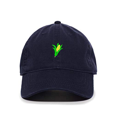 Corn Baseball Cap Embroidered Cotton Adjustable Dad Hat