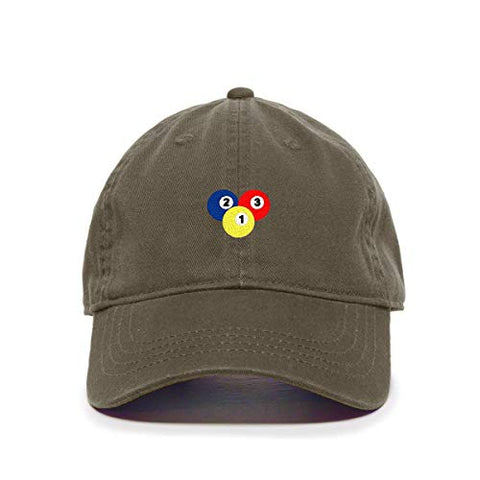 Billiard Balls Baseball Cap Embroidered Cotton Adjustable Dad Hat
