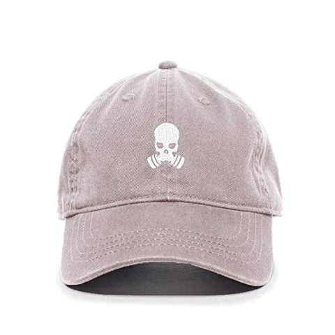 Gas Mask Baseball Cap Embroidered Cotton Adjustable Dad Hat