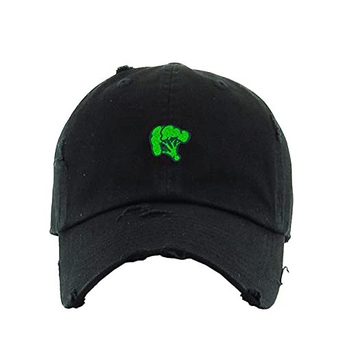 Broccoli Vintage Baseball Cap Embroidered Cotton Adjustable Distressed Dad Hat