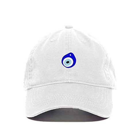 Evil Eye Baseball Cap Embroidered Cotton Adjustable Dad Hat