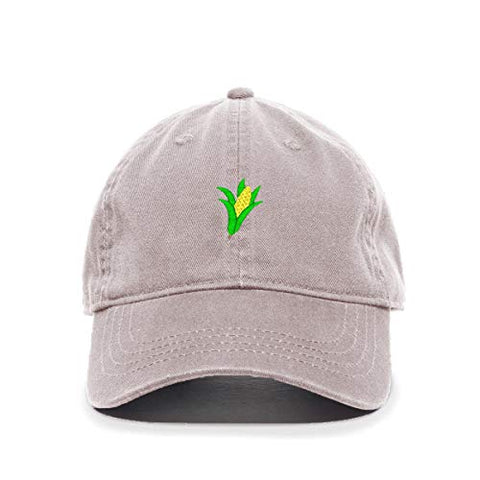 Corn Baseball Cap Embroidered Cotton Adjustable Dad Hat