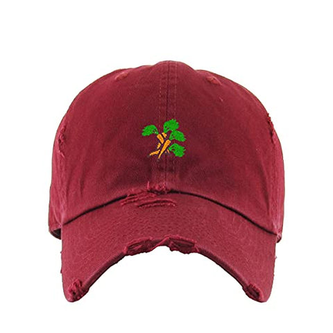 Carrots Vintage Baseball Cap Embroidered Cotton Adjustable Distressed Dad Hat